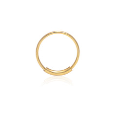 Gold Plated 92.5 Sterling Silver 6 mm Nose Ring - Silver Nose Ring