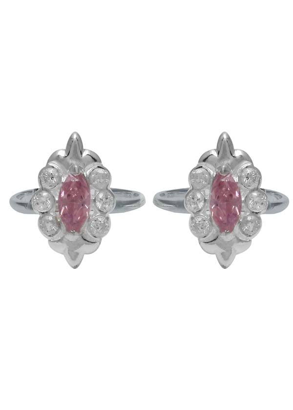 Good Looking Cubic Zirconia Toe Rings in 92.5 Sterling Silver - Toe Rings