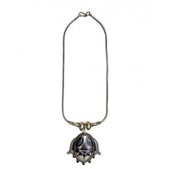 Lapis Lazuli Stone Tribal Look Necklace for Navratri - Necklace