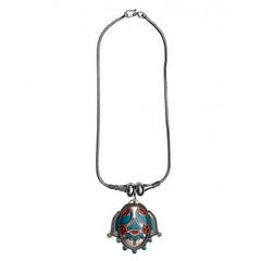 Semi Precious Stones Tribal Look Necklace - Necklace